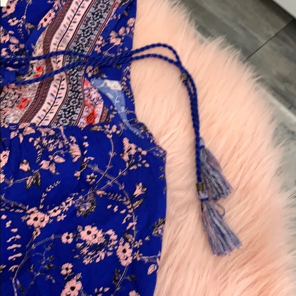 NEW! Knox Rose Blue & Pink Sleeveless Top Medium FIRM! - Picture 4 of 4